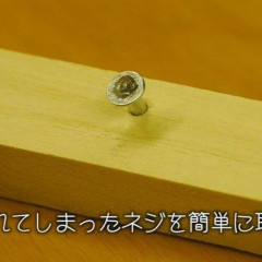 【急募】ちっちゃい小ネジの頭が完全に潰れてしまった場合のネジの外し方