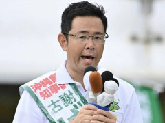 沖縄県知事候補の古謝さん、過去の沖縄県民に「国や誰かのせいにしても沖縄は何も変わらない」