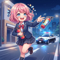 中高生ら「逃げるのがめっちゃ楽しかった」盗んだ消火器を警察署に噴射し追跡するパトカーに投げつけ