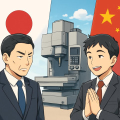 日本「工作機械の対中輸出停止」 中国「ありがとう。米と同じく国産技術高めるいい機会」   |  時間の問題だろうな