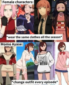 外国人「衣装が1種類じゃない女性アニメキャラっている？」