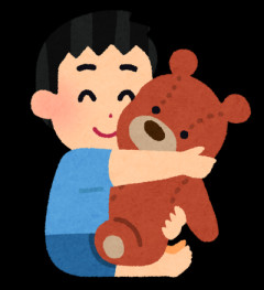 【可愛い話】急に子供がぬいぐるみの世話をし始めてねんねーとか言いながらソファに寝かせてトントンしてる。ただ、トントンの強度が･･･
