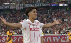 ドイツ人「切り札だ」日本代表FW後藤啓介、左足ボレーでゴール！2戦連続弾でフライブルクECL出場に貢献！現地サポ称賛！【海外の反応】