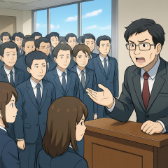 ホワイトカラー激余りの社会到来！政府「何でみんなブルーカラーしないんだ⁉」」