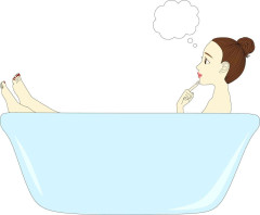 お風呂入ってる時、何考えてる？