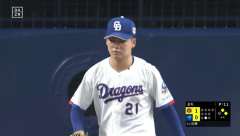 金丸夢斗(23)　投球回135.1(2位)　防御率2.59(8位)　奪三振123(2位)　QS率76.2%(5位)