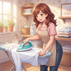 普段着のアイロン
