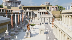 西暦2世紀の古代ローマの都市を3Dバーチャルツアー体験