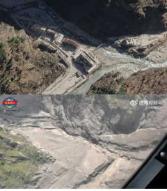 【速報】ネパール・中国の国境施設、洪水で跡形もなく消滅