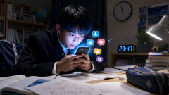スマホ依存の未成年「ドパガキ👦」SNS利用時間長いと学力低下　中3半数は1日3時間超