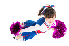 【画像】JKチア部「みんなの身体でハート作ってみました♡♡♡♡」･･････パシャ!!