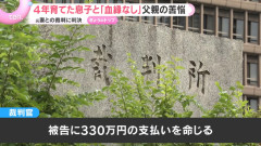4年間育てた子どもと血縁ないことが判明 → 元妻に330万円の賠償命令