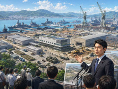 防衛省、広島・呉の日本製鉄跡地を取得　小泉大臣「多機能な複合防衛拠点に」