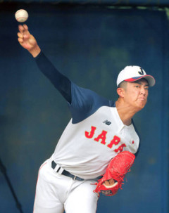 【U18】横浜・織田翔希、大学代表戦で先発へ「どこまで通用するか」