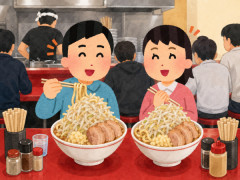 二郎行ったらカップルがいたんだけど