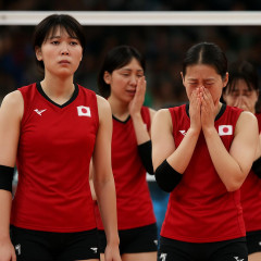 日本女子、ぼう然… ロス五輪出場権はお預け 前回女王・タイに1ー3敗戦 関、和田らは涙   #バレー