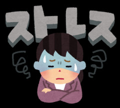 起こされるストレス