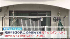 「棚のフィギュア落とされ堪忍袋の緒が切れた」同居の姉をダンベルで殴り殺害しようとした疑い　介護士の男逮捕「バカにされ続けてきた」　奈良・大和高田市