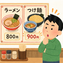 つけ麺ってなんでラーメンよりちょっと高いの？