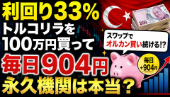 【衝撃】トルコリラを100万円買った結果、毎日904円入ってくる永久機関が完成ｗｗｗｗｗ