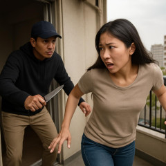 マンション5階の20代女性宅にベランダから侵入、気付いた女性に追いかけられ刃物で脅す インドネシア国籍の技能実習生の男逮捕   #岡山