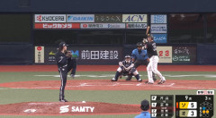 正木智也、9回に貴重な追加点！！22号ソロホームラン！！