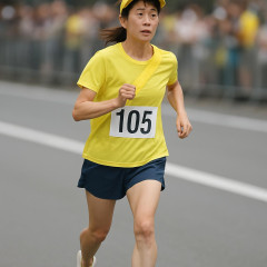 星野真里、『24時間テレビ』マラソン 30日正午過ぎに57キロを走破… 1分走って1分歩くという形で無理なく続ける   #日テレ