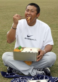 有名なプロ野球選手の食事シーン