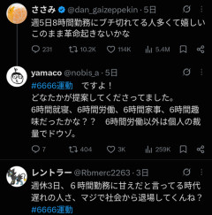 【朗報】「1日6時間労働にしろ」と世間の声、めちゃくちゃ増えるｗｗｗｗ