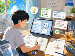 夏休みの宿題、3人に1人が「生成AI活用」「はかどった」は85％