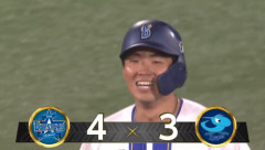 ベイスターズ 4－3 ドラゴンズ　9回宮﨑の犠飛で同点、蝦名タイムリーでサヨナラ勝利！