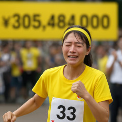 「24時間テレビ」 番組終了時点でマラソン募金総額3億8054万8400円 星野真里は涙の完走   #速報