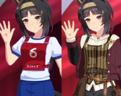 【ウマ娘】地味だと思ってたロゴタイプの勝負服、動きがつくと可愛いな？