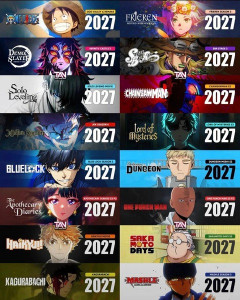 2027年アニメ、歴代最高の年になりそう？【海外の反応】