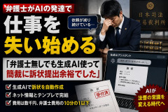 【速報】弁護士、AIの発達で仕事を失い始める「弁護士無しでも生成AI使って簡裁に訴状提出余裕でした」