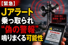 【緊急】有事の際などJアラートが乗っ取られ「偽の警報」が鳴らされまくる可能性があることが判明