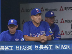 【中日】4連敗で借金生活、井上監督「あっという間にノーアウト三塁」