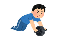 腹筋ローラーを毎日100回やり続けたらｗｗｗ