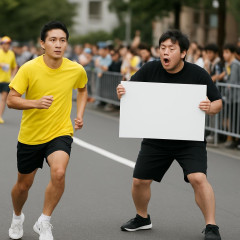 『24時間テレビ』マラソン“プラカード乱入男”は「登録者数450人の迷惑系YouTuber」独りよがりな動機釈明