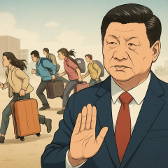中国人があまりに自国から逃げ出しているため、習近平、9月15日から自国民に「出国禁止」を命じる