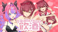 【ぺこら大好き二人組】綺々羅々ヴィヴィと宝鐘マリンが初サシ飲み！驚天動地の化学反応で夜が明けるまで語り尽くす！