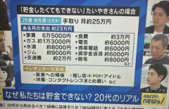 【悲報】25歳会社員「手取り月25万円で貯金できません。どうしたら良いですか？」