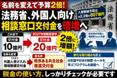 【名前を変えて予算2倍】法務省、日本で外国人と秩序ある共生社会を進める自治体に特別交付金「予算倍増！！」