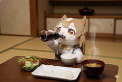 【ウマ娘】やっぱり食べ方がキモいAIこきゅーとダイヤちゃん
