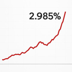 長期金利上昇、一時2.985%   #速報