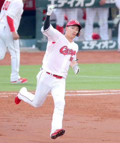 カープ中村奨成7号＆猛打賞！岸本猛打賞2打点！小園マルチ！堂林＆仲田2打点！島内実戦復帰！河野6回2失点！15安打7得点の猛攻で快勝！【広島7-2ロッテ/2軍試合結果】