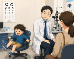 眼科医「（椅子でグルグル回りまくる五歳児俺を見ながら）お母さん・・・多分この子ADHDですよ」