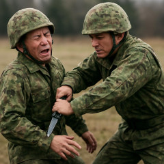 陸上自衛隊“格闘訓練のまねごと”でゴム製の模擬ナイフではなく、誤って「本物のナイフ」で後輩隊員を突き刺す   #旭川