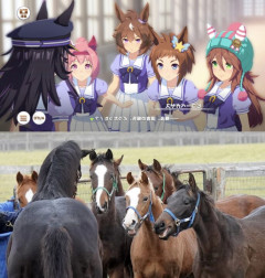 【ウマ娘】今回のストーリーイベント、例の構図を完全に意識しているシーンが見つかるｗ「反転させると…！？」