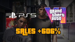 GTA6の予約、PS5版606%増でXboxとの差を見せつける